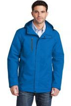 Port Authority Adult Unisex 100% polyester Full Zip All-Conditions Jacket With Hood and Pockets